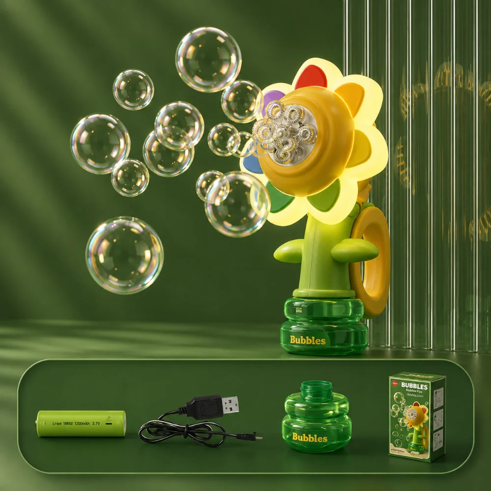 Lithium Battery Bubble Machine Outdoor Games Fun - Image 3